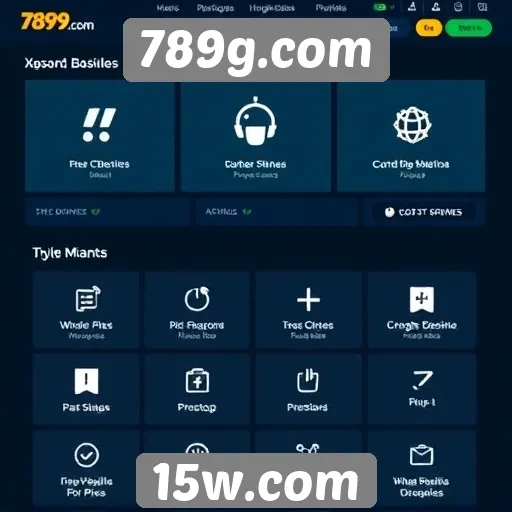 Análise das principais funcionalidades do site 789g.com